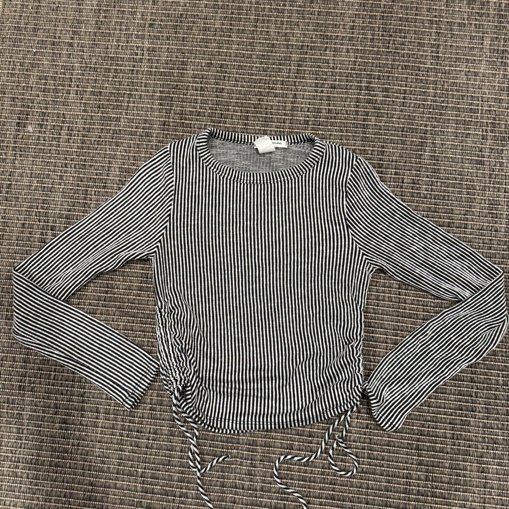 Caution To The Wind Gray Fitted Ruched Crop Top